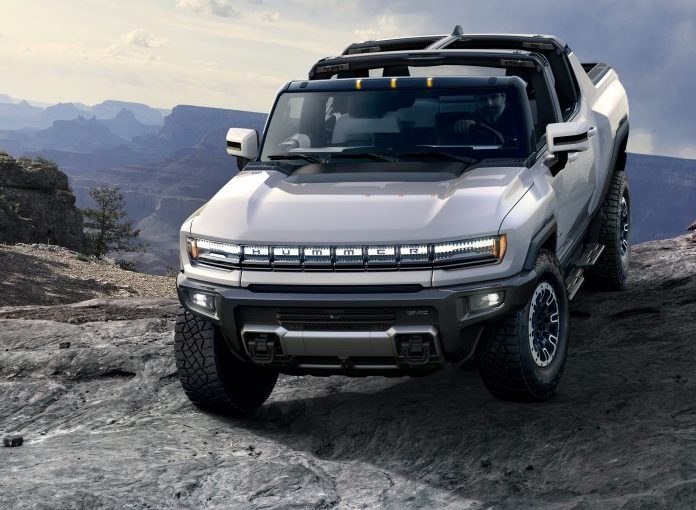 GMC unveils electric Hummer pickup truck